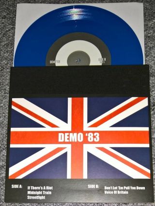 Oi Isd Demo 83 Legend Rare Ltd Blue Ep Uk Skins Rock O Rama Rebelles Europeens