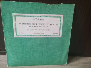 Mozart - Sonate Pour Piano Et Violon - Lili Kraus - Boskowsky - Df 25063,  N.  M