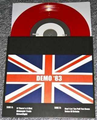 Oi Isd Demo 83 Legend Rare Ltd Red Ep Uk Skins Rock O Rama Rebelles Europeens