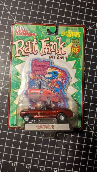 Rat Fink Diecast Racing Champions Mod Rods Big Daddy Ed Roth Flaminghairatmach2