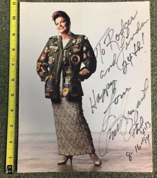 1994 Hand Signed Anita Bryant 8x10 " Color Photo Army Uso Tours 82217