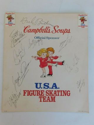 Vtg 1983 Us Figure Skating Champions Autographs Button Hamilton Boitano Etc.