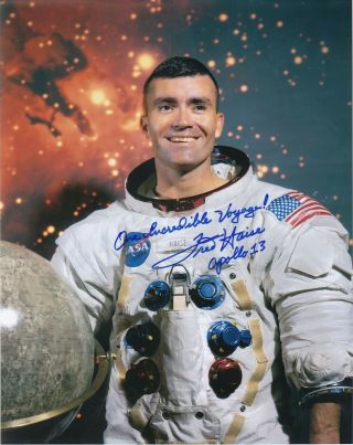 Fred Haise Autographed Signed 8x10 Photo (apollo 13) Reprint