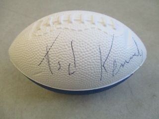 Ted Kennedy U.  S.  Congress Personally Signed Autographed Rally Mini Football