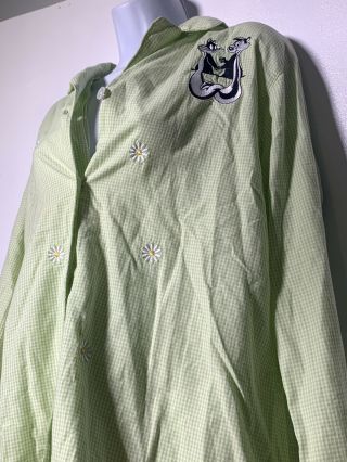 Pepe le Pew Womens Shirt,  Vintage 90s Warner Bros.  Light Green Medium PJ Set 3