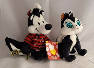 Pepe Le Pew Valentine And Penelope Prisoner Of Love Plush Beanie Tags 1998