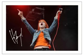 Hayley Williams Signed Photo Print Autograph Paramore