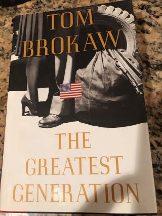 Tom Brokaw The Greatest Generation 1998 Memoir Of Life Long News Man B12