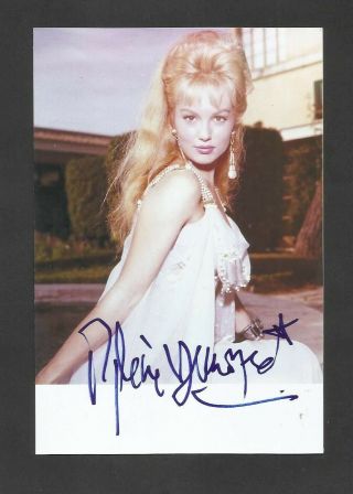 Sexy Mylene Demongeot 6x4 Photo Card Signed Autograph Film Star Actress