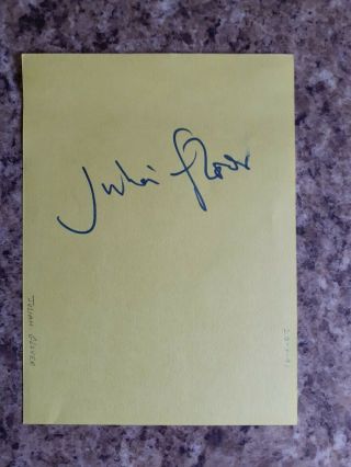 Julian Glover " Star Wars " Personally Signed Album Page