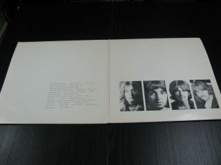 1978 Beatles White Album With Poster,  Photos,  2 LP ' s Gatefold 3