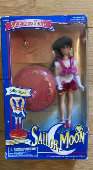 Vintage Sailor Moon Mars Adventure Doll Nmib 1997