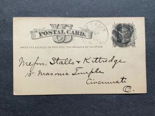 1877 Detroit Mi Fancy,  Letter Signed George Vn Lathrop Re Ca Attorney General,