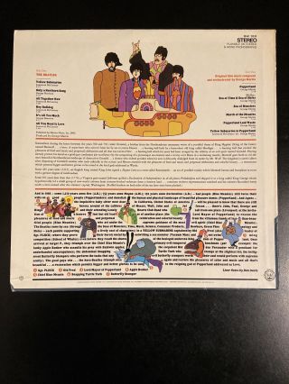 THE BEATLES YELLOW SUBMARINE LP SW153 APPLE 1971 2