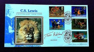 Benham Fdc - Signed By Joss Ackland (actor) - Cs Lewis -