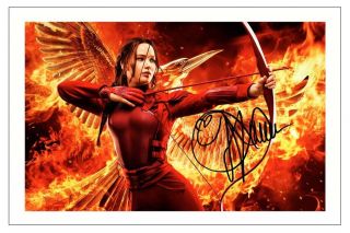 Jennifer Lawrence The Hunger Games Signed Photo Print Autograph Mockingjay 1 2