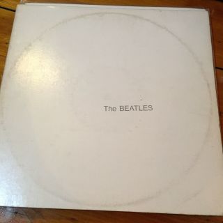 1974 The Beatles White Album Lp Orange Capitol Label Swbo101
