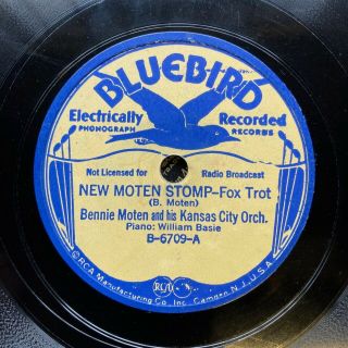 Jazz: Bennie Moten’s Kansas City Orch - ’new Moten Stomp’ Bluebird B6709