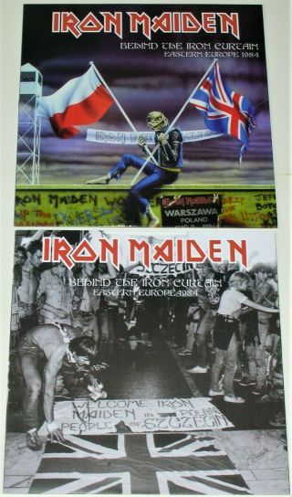 IRON MAIDEN – Behind the Iron Curtain – Poland,  Hungary 1984,  Color Vinyl LP,  NE 3