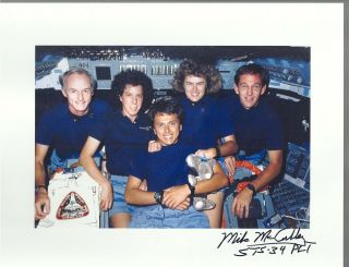 Astronaut; Mike Mcculley,  Autograph,  Hand Signed