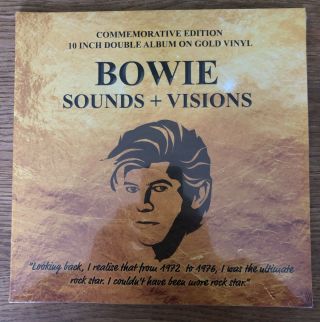 David Bowie - Sounds And Visions - Double Gold Vinyl 10 " Album - New/sealed