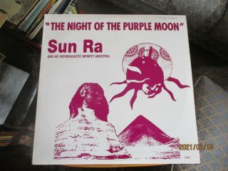 Sun Ra And His Astro Solar Infinity Arkestra " The Night Of The Purple Moon " Lp