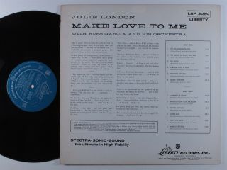 JULIE LONDON Make Love To Me LIBERTY LP mono 2