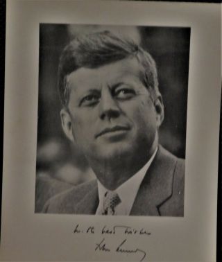 John F Kennedy Signed Reprint