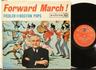 Uk Rca Sb 6656 1st Ed " Forward March " Fiedler,  Boston Pops Orchestra