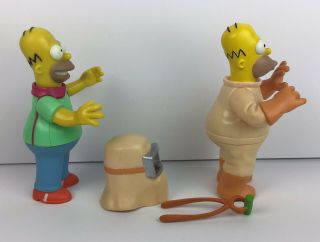 The Simpsons Nuclear Power Plant Radioactive & Pin Pal Playmates Action Figures 2