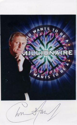 Signed Photo Chris Tarrant - Who Wants To Be A Millionaire