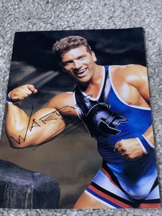 Uk Tv Show Gladiators - Pre Printed Signed Card - Gladiator Warrior 1995