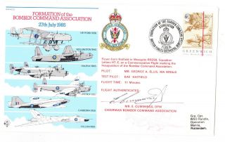 1985 Bomber Command Signed Commemorative Cover