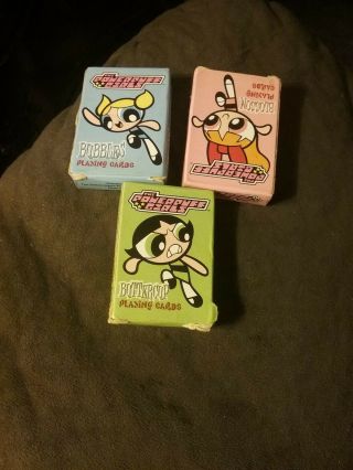 The Powerpuff Girls Playing Cards,  Blossom,  Bubbles And Buttercup