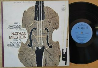 Bach / Vivaldi - Violin Concertos Nathan Milstein Angel Stereo Ed1 Lp Nm