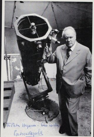 Sir Patrick Moore (1923 - 2012) Astronomer / Tv Presenter Signed Photograph