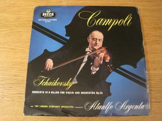 Campoli " Tchaikovsky: Violin Concerto Op 35 " Orig Uk Lxt 5313