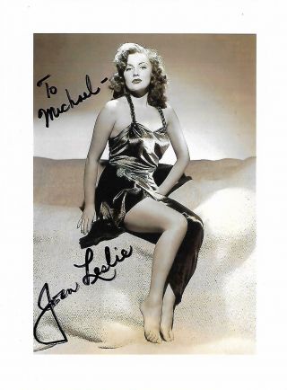 Joan Leslie - Yankee Doodle Dandy - Hand Signed Photograph