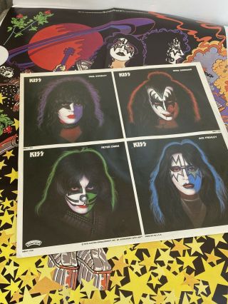 Kiss Ace Frehley Solo 1978 Casablanca NBLP 7121 with Poster 2