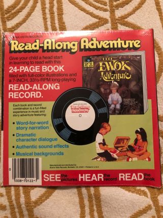 Star Wars Ewoks Battle for Endor Book and Record 2