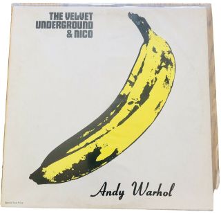 The Velvet Underground & Nico S/t Lp Self Title Andy Warhol Black G/g Iconic