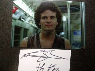 Thomas Waites As The Fox Hand Signed Autograph Cut With 4x6 Photo - The Warriors