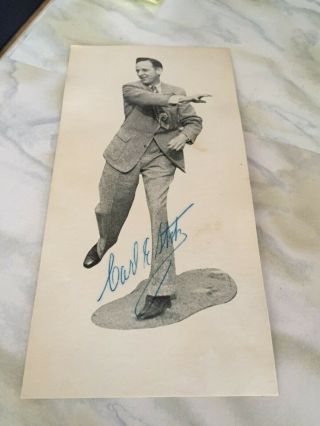 Autograph Carl E.  Stotz Founder Of The Little League 1939