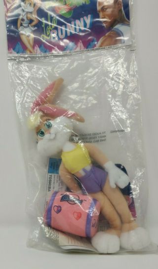 Vintage Space Jam Looney Toons Lola Bunny Toon 1996 Plush Doll Mcdonalds Nwt