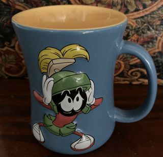 Looney Tunes Xpres 2002 Marvin Martian Where’s The Kaboom Coffee Mug Cup