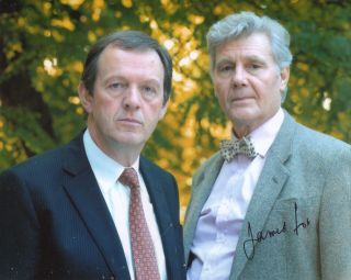 Tv Detective Series Lewis Photo Signed By Actor James Fox
