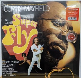 Curtis Mayfield Superfly Red Vinyl Die Cut Jacket Lp Sly Stone Impressions