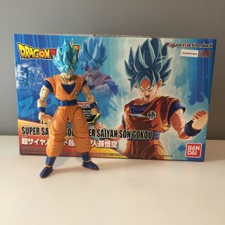 Bandai Figure Rise Standard Saiyan Goku Plastic Model Kit (assembled)