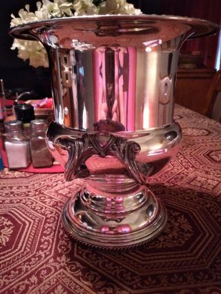 F B Rogers Silverplated Champagne Ice Bucket Trophy Cup 2
