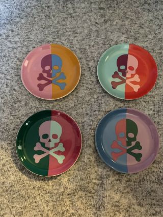 Jonathan Adler Now House Skull Coasters Set Of 4